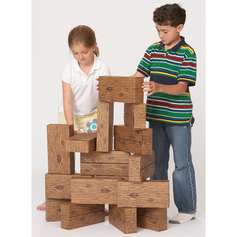 16pc Giant Timber Blocks