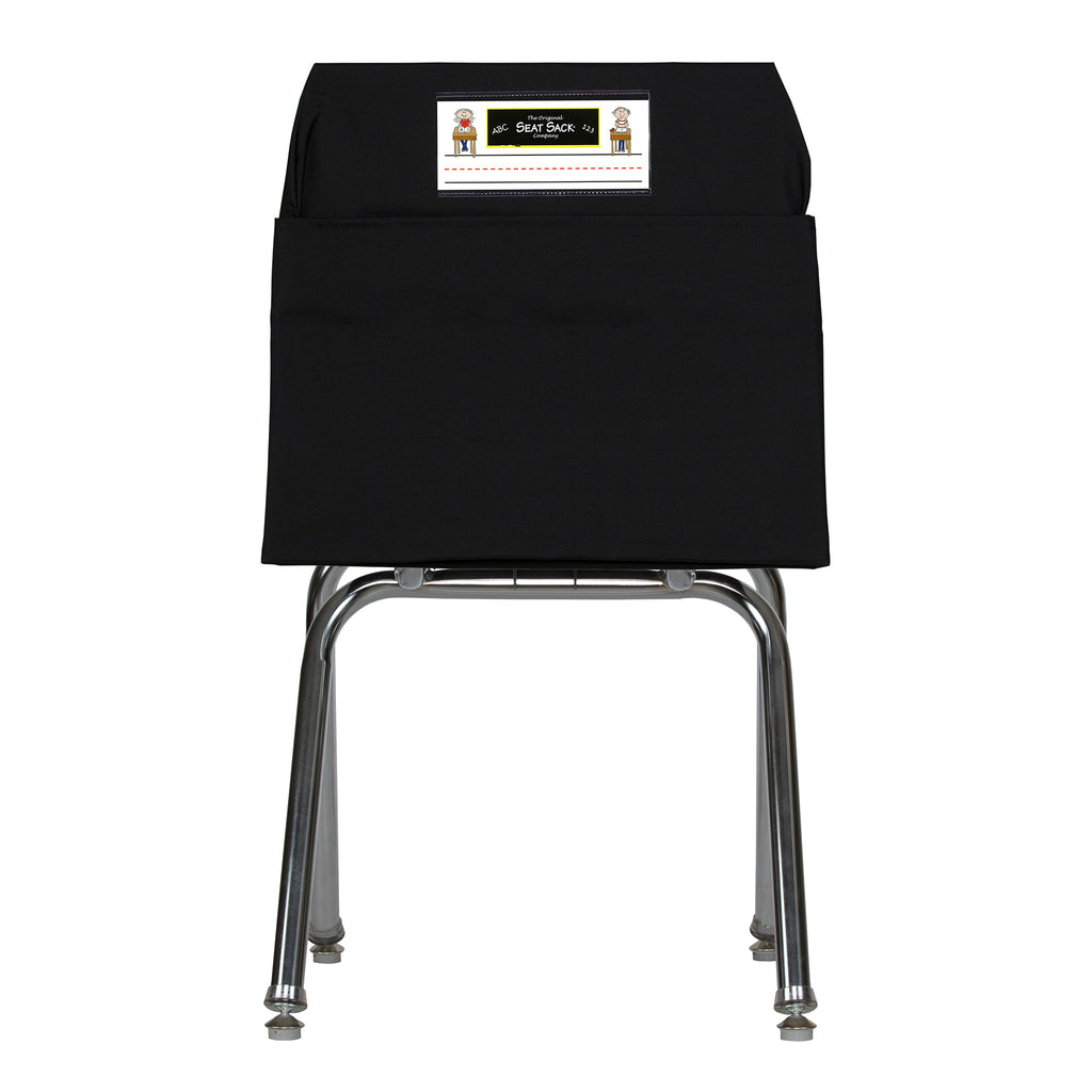 Seat Sack, Standard Size, 14" Pocket, Black