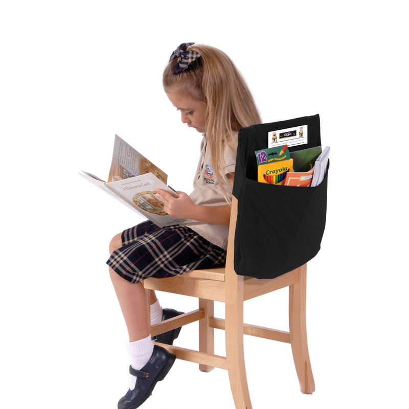 Seat Sack, Standard Size, 14" Pocket, Black