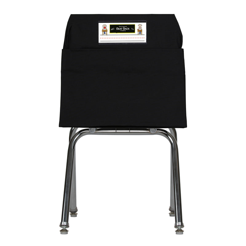 Seat Sack, Standard Size, 14" Pocket, Black