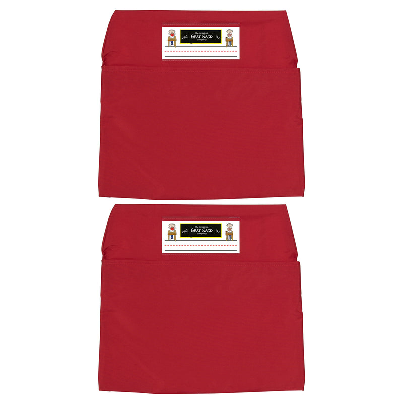 (2 Ea) Seat Sack Large 17in Red