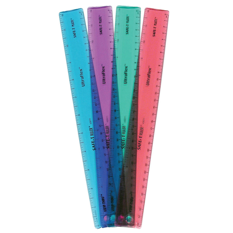 (12 Ea) Ultraflex Safe-t Ruler