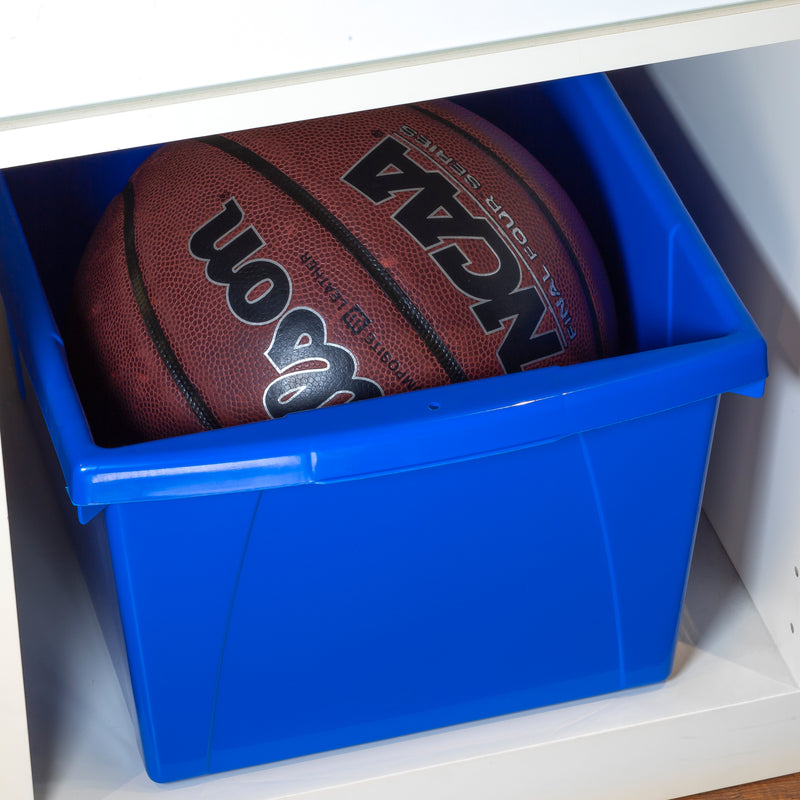 4 Gallon Storage Bin, Blue
