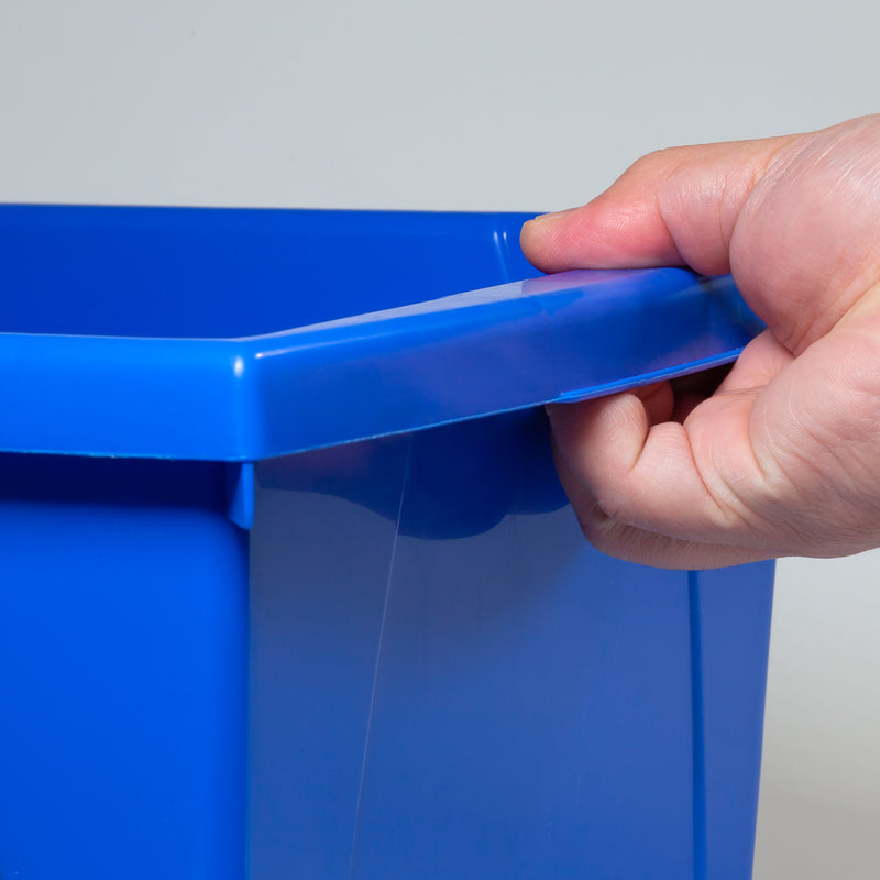 4 Gallon Storage Bin, Blue