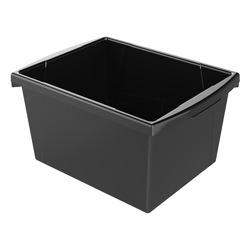 (3 Ea) Small Blk Class Storage Bin