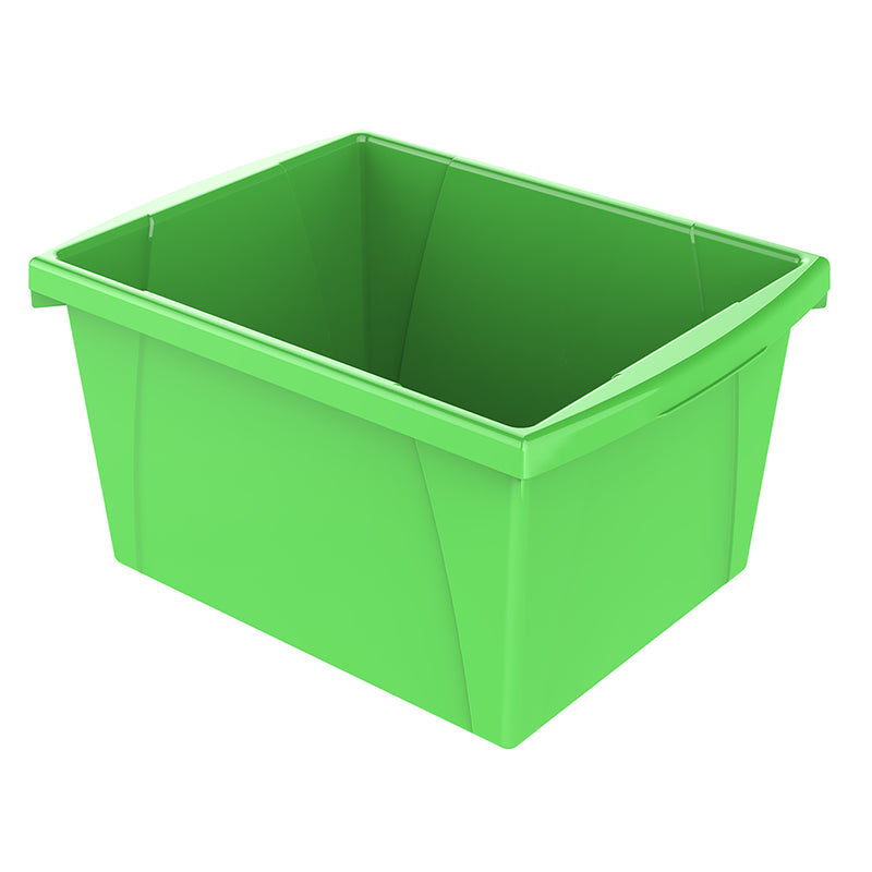 Small Green Classroom Storage Bin