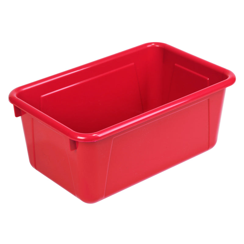 (5 Ea) Small Cubby Bin Red