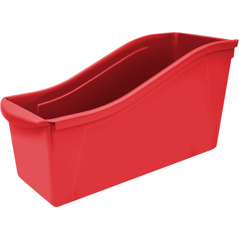 Large Book Bin Red