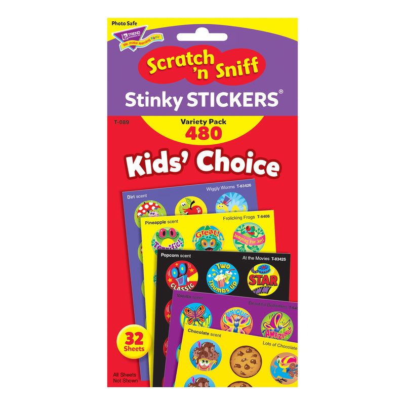 Stinky Stickers Round Super 480-pk Saver