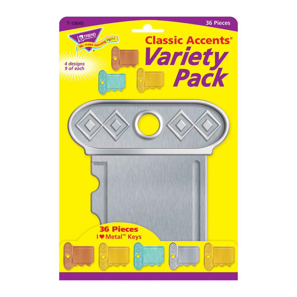 Keys Classic Accents Var Pack I Heart Metal