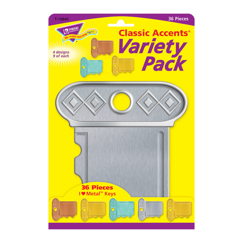 Keys Classic Accents Var Pack I Heart Metal