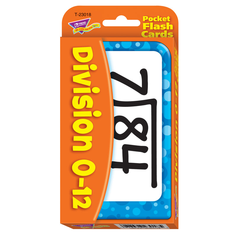 Pocket Flash Cards Division 56-pk 3 X 5 Two-sided Cards