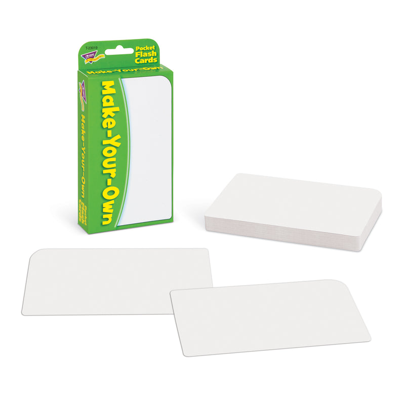 Pocket Flash Cards Make 56-pk Your Own 3 X 5 Two-sided Cards