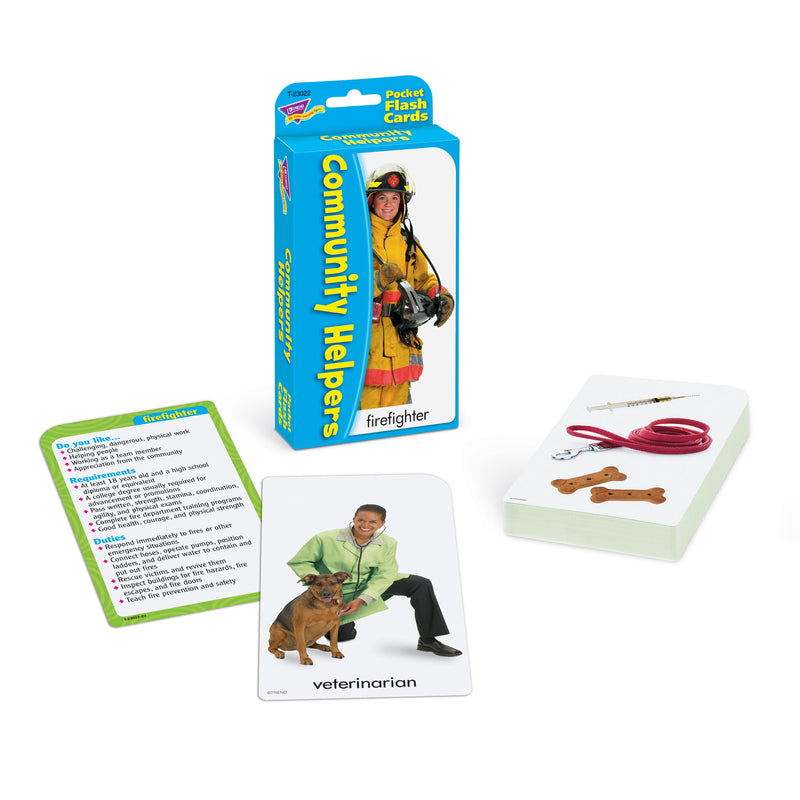 Pocket Flash Cards Community 56-pk Helper 3 X 5 Two-sided Cards