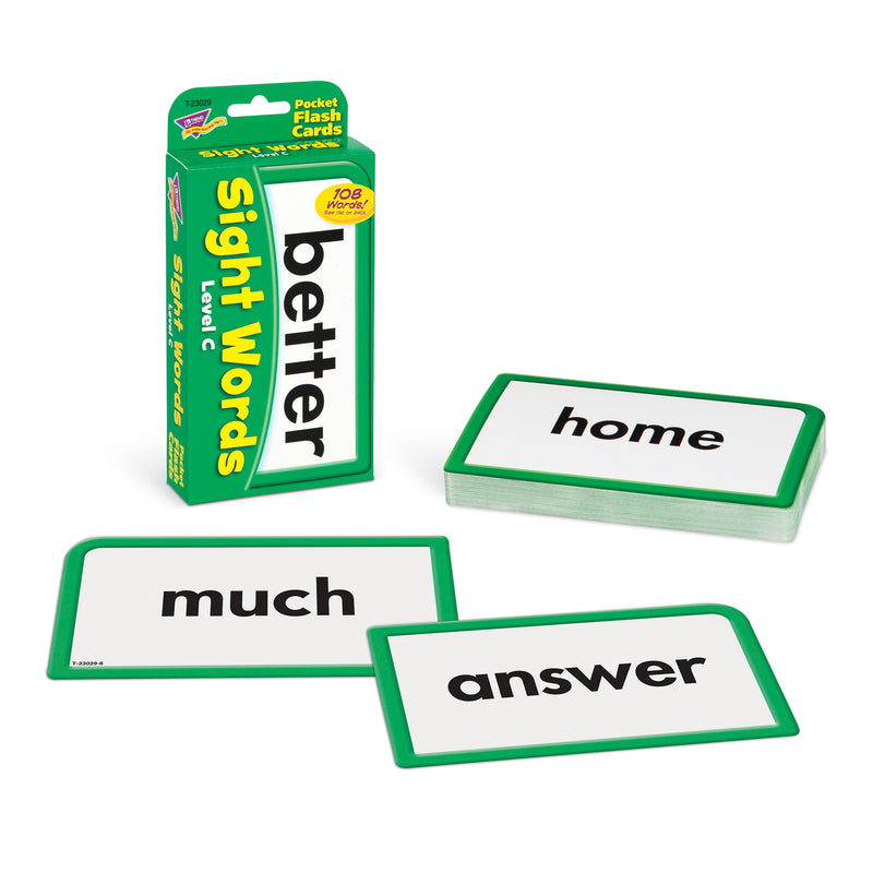 Pocket Flash Cards Sight Words C