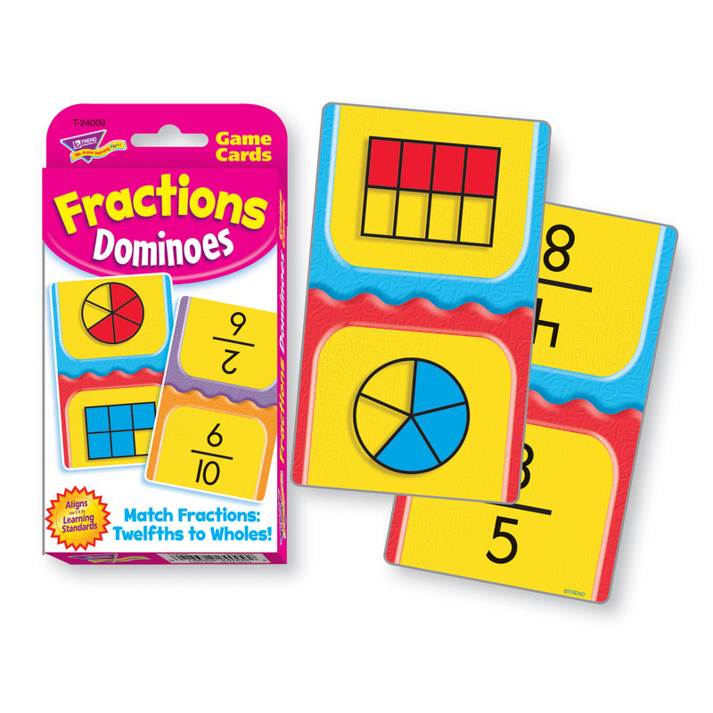 Challenge Cards Fractions Dominoes