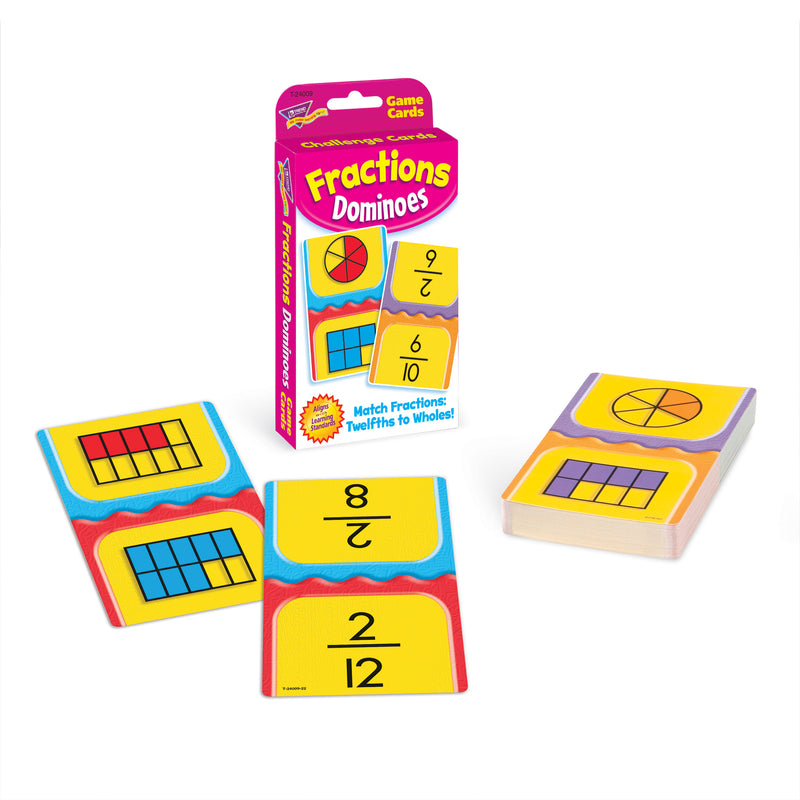 Challenge Cards Fractions Dominoes