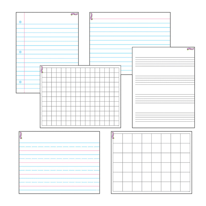 Wipe Off Papers & Grids Combo Pack