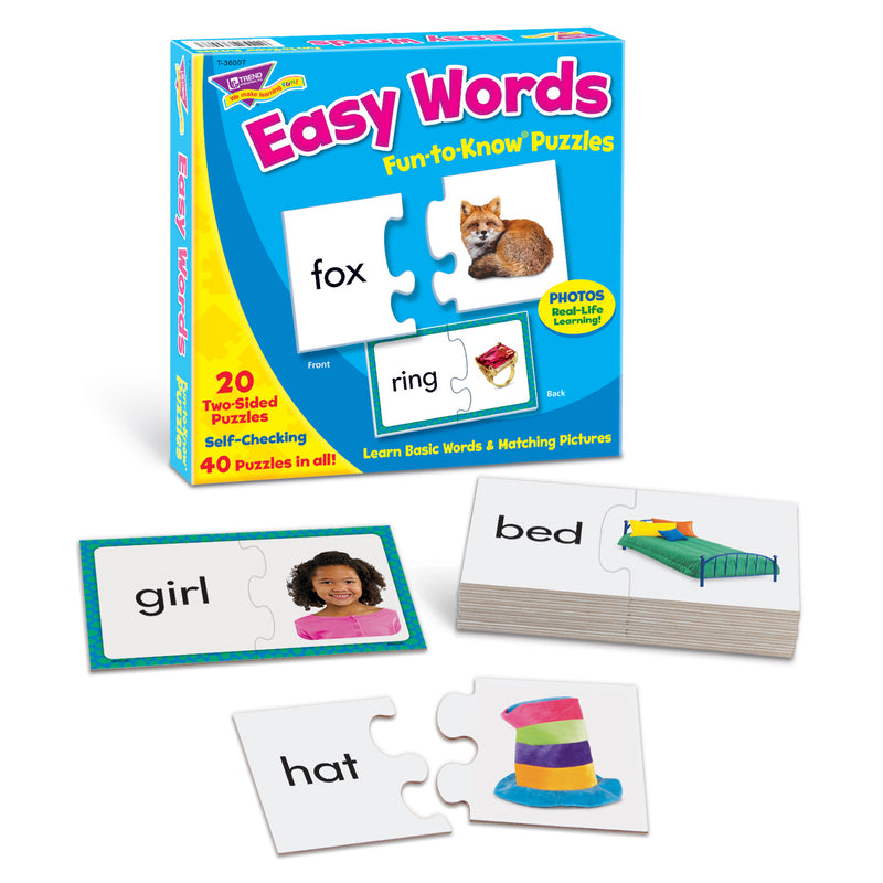 Fun-to-know Puzzles Easy Words