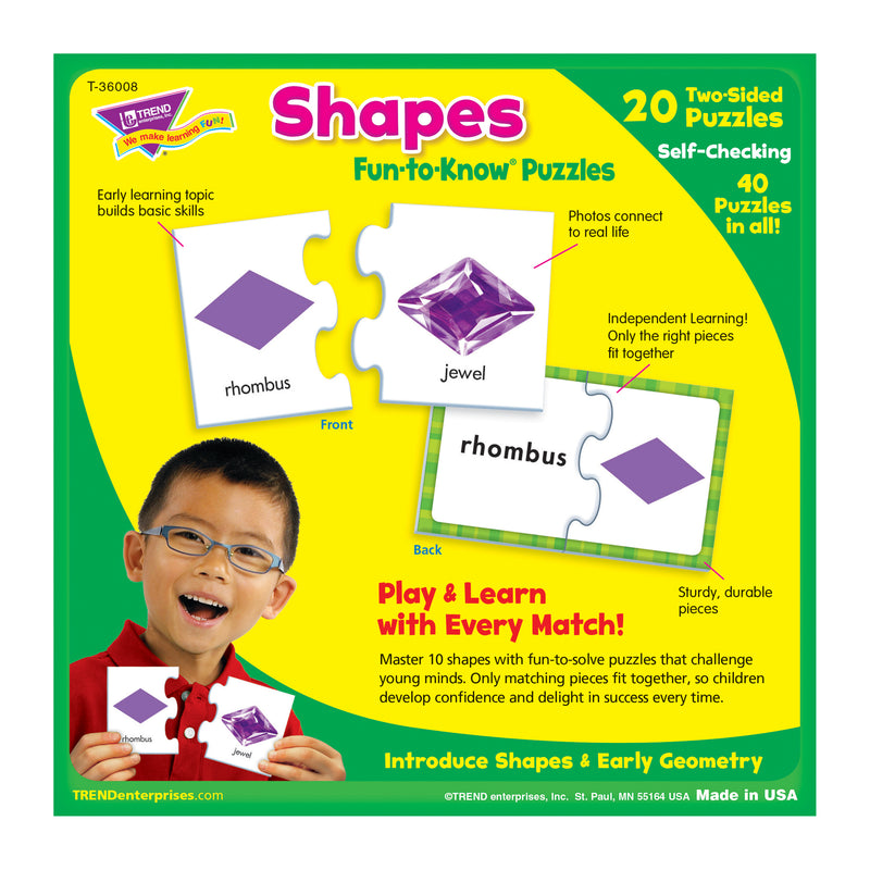 Fun-to-know Puzzlesshapes