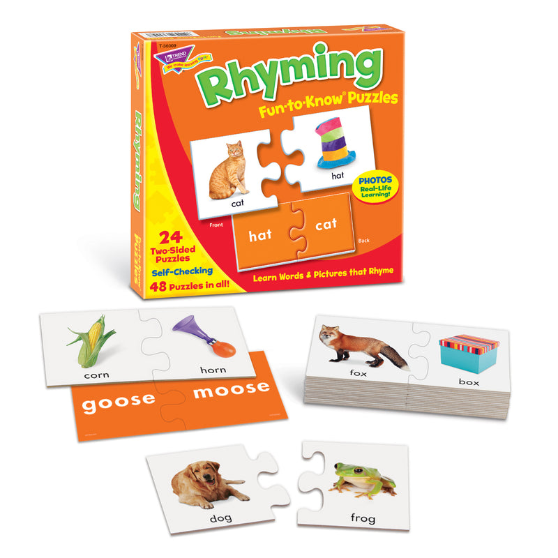Fun To Know Puzzles Rhyming