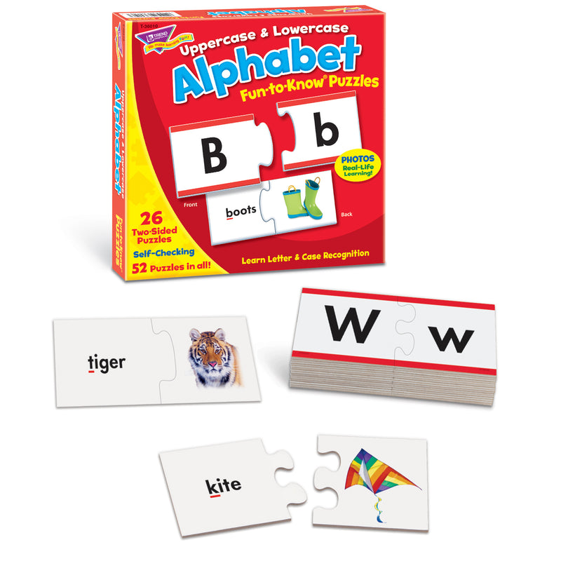 Fun To Know Puzzles Uppercase & Lowercase Alphabet