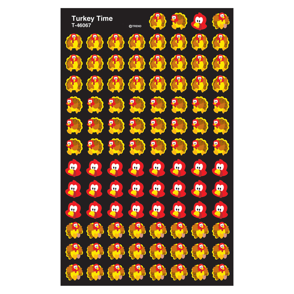 Supershapes Stickers Turkey Time