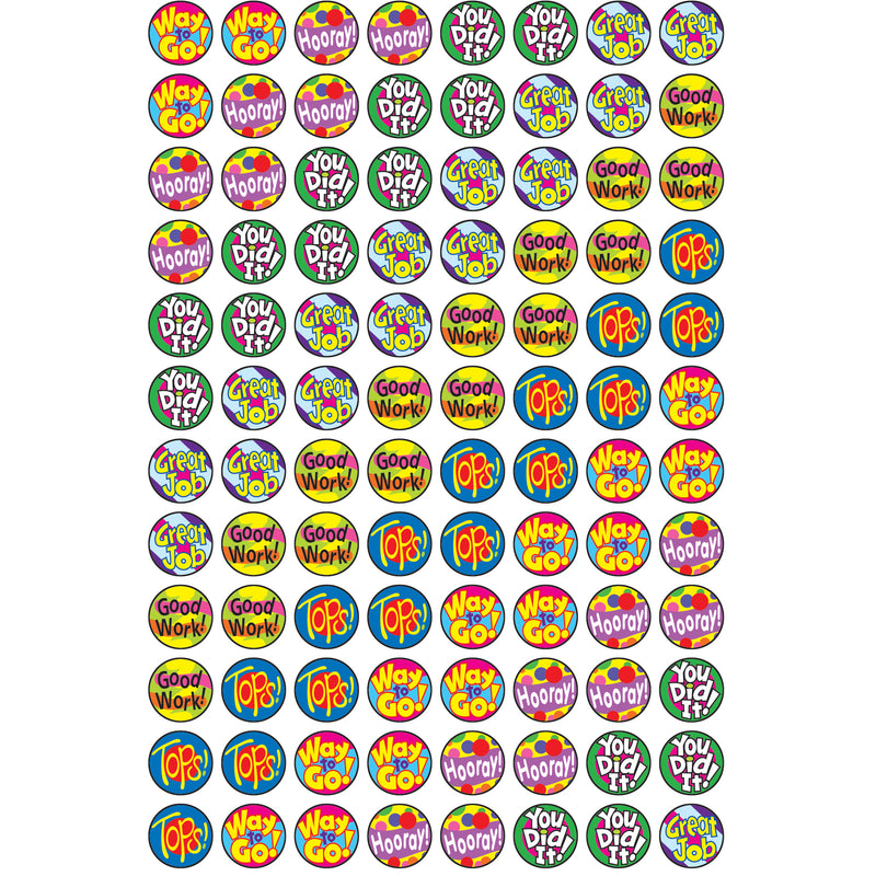 Superspots Stickers Cheer Words