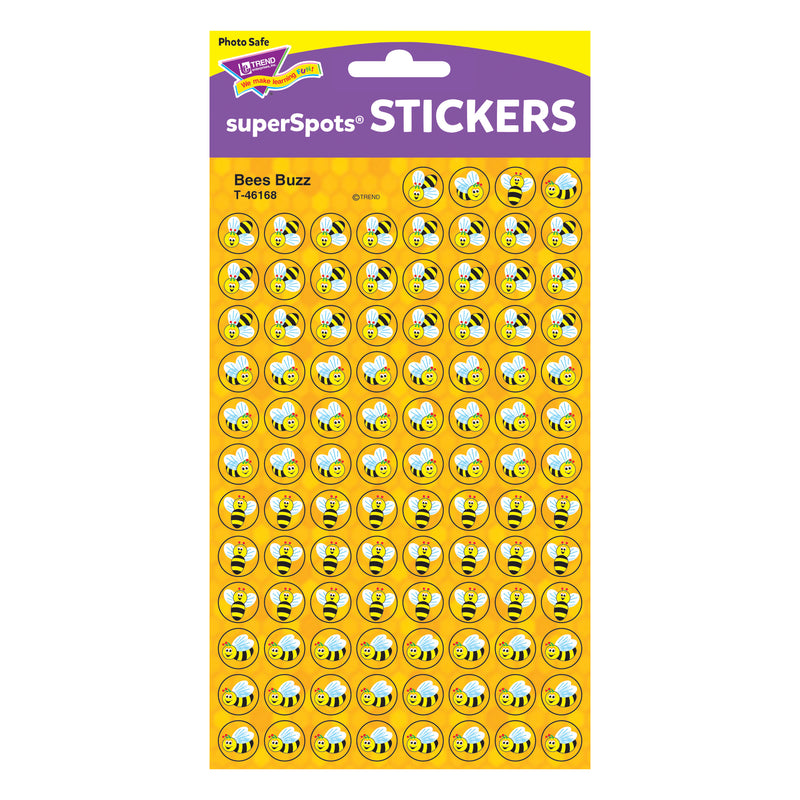 Superspots Stickers Bees Buzz