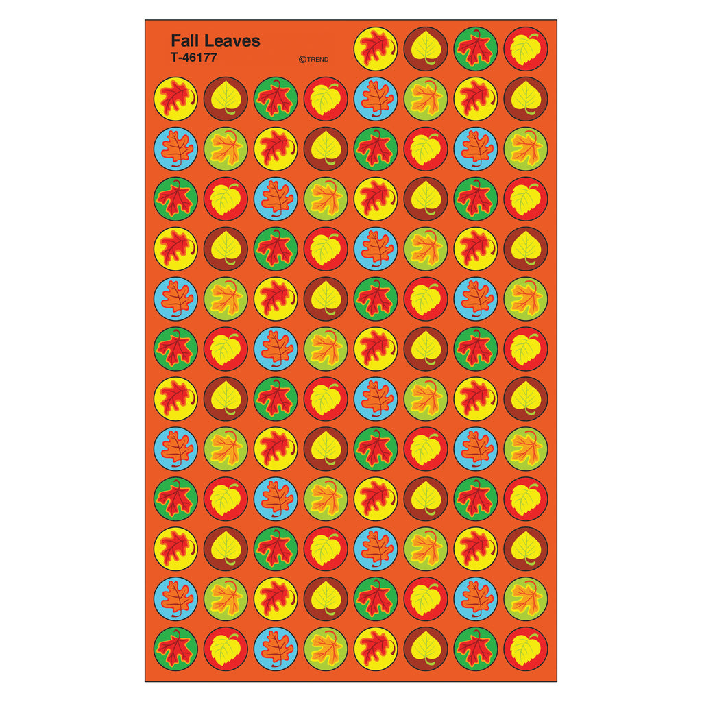 Fall Leaves Superspot Shapes Stickers