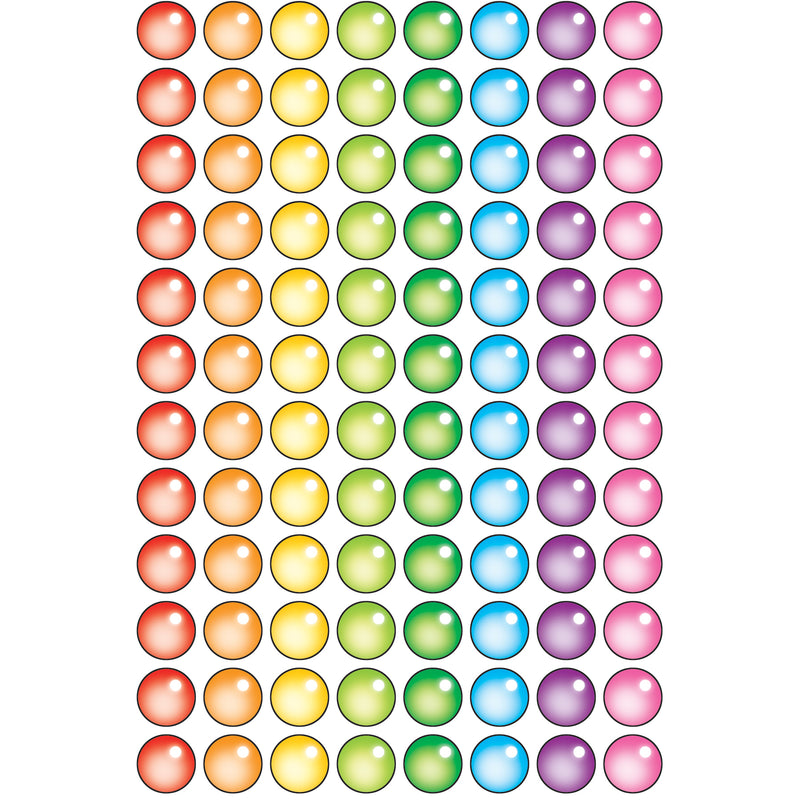 Rainbow Gel Superspots Stickers