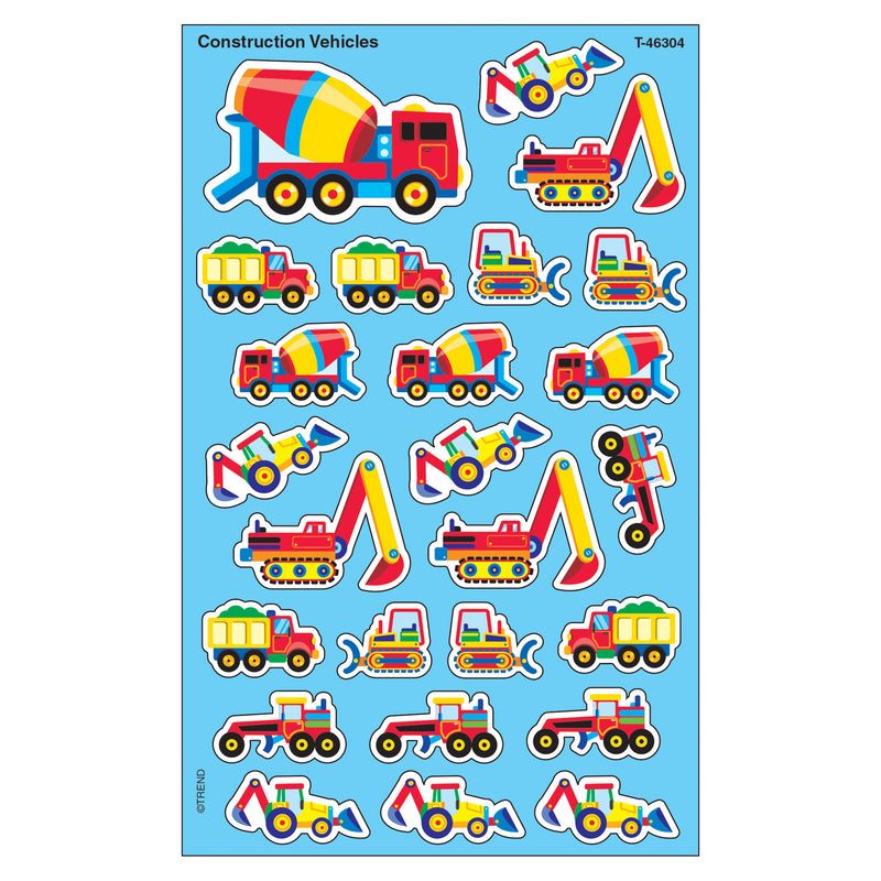 (6 Pk) Supershapes Construction Vehicles