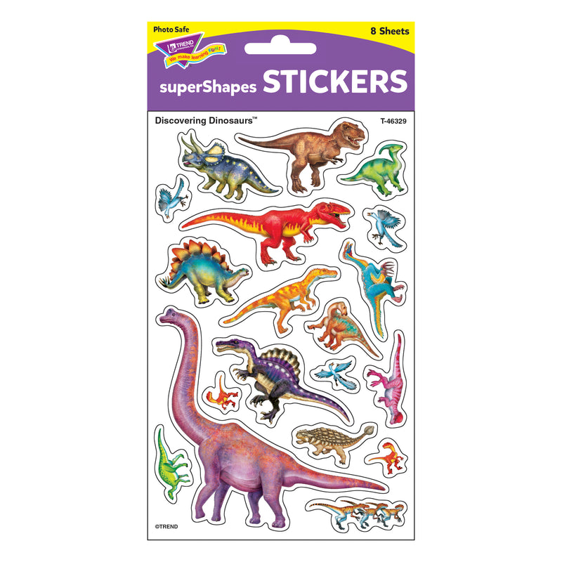 Discovering Dinosaurs Supershapes Stickers Large