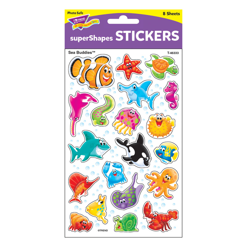 Sea Buddies Supershapes Stickers Large