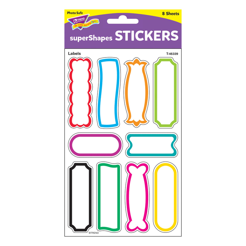 Labels Supershapes Stickers Large