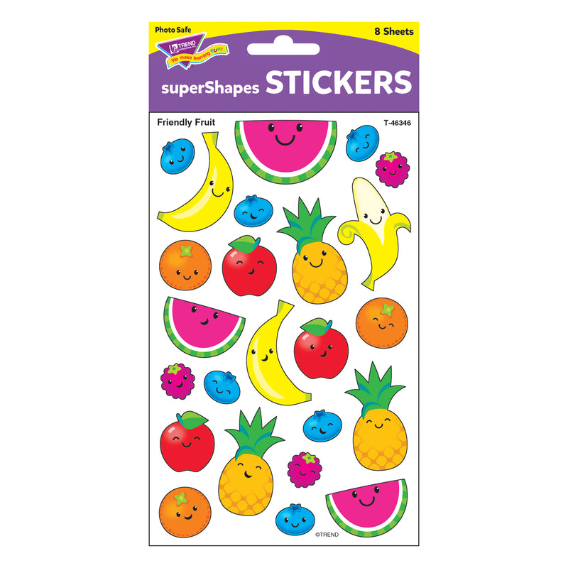 Friendly Fruit Super Stickers Lg
