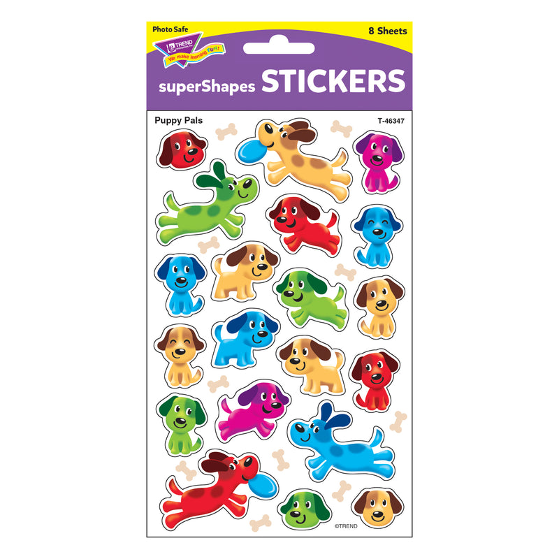 Puppy Pals Supershape Stickers Lg