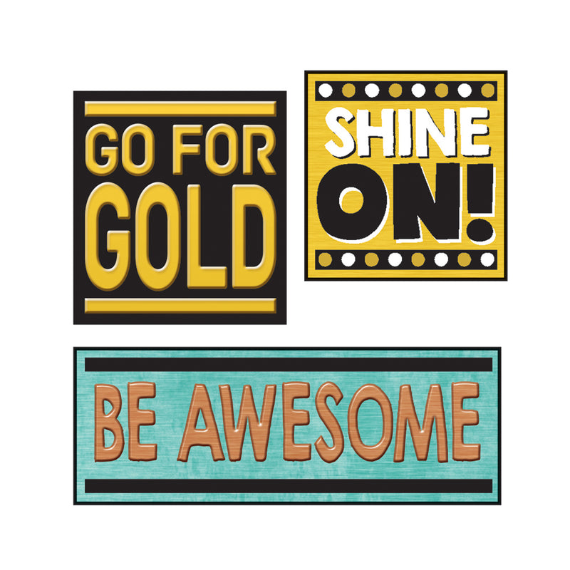 Motivating Messgs Sprshps Stickers Large I Love Metal