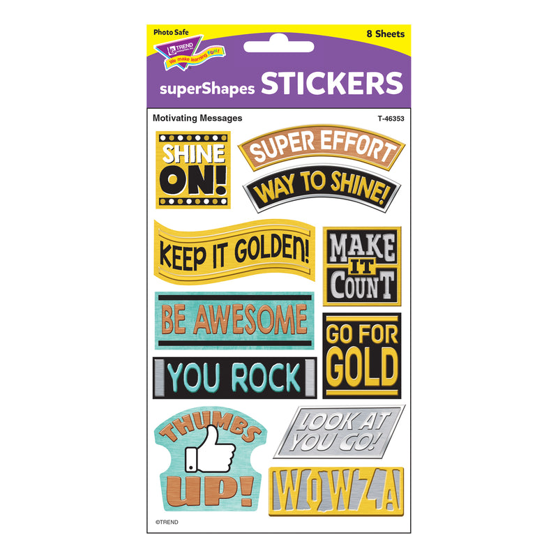 Motivating Messgs Sprshps Stickers Large I Love Metal