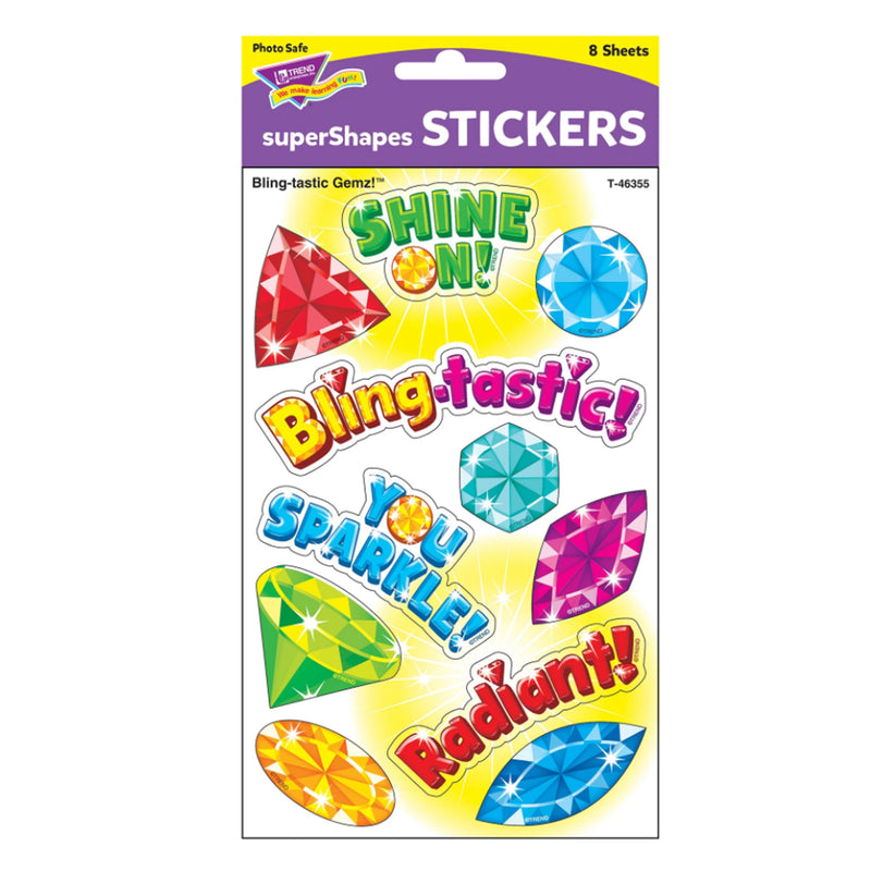 Bling-tastic Gemz Large Stckrs 88ct
