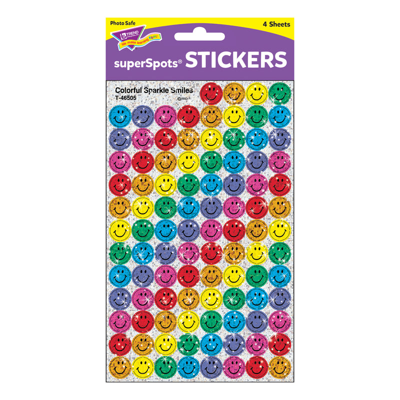 Superspots Colorful Sparkle 400-pk Smiles