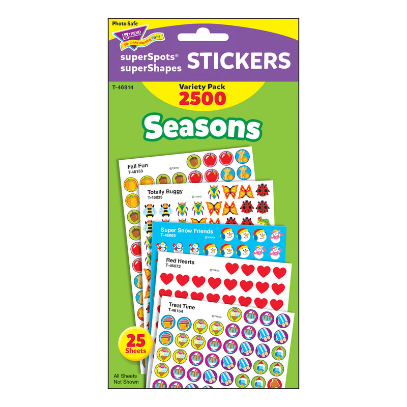 Stickers Seasons Colossal Variety Pk