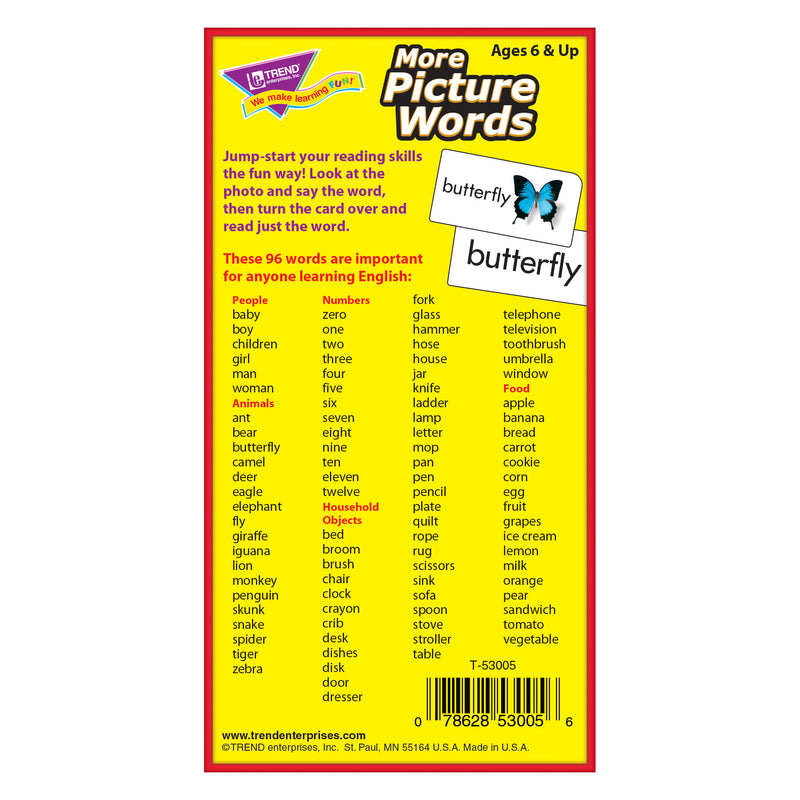 Flash Cards More Picture 96-box Words