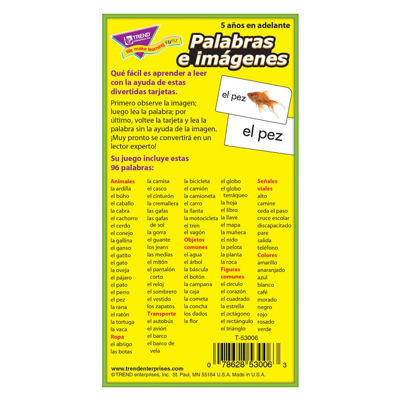 Flash Cards Palabras E 96-box Imagenes