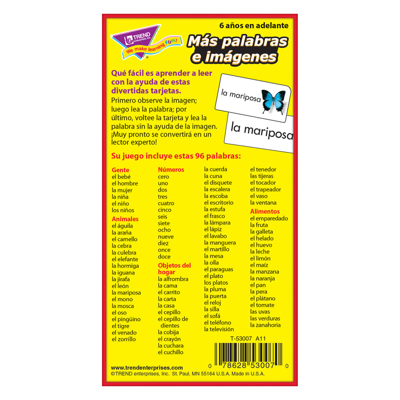 Flash Cards Mas Palabras E 96-box Imagenes