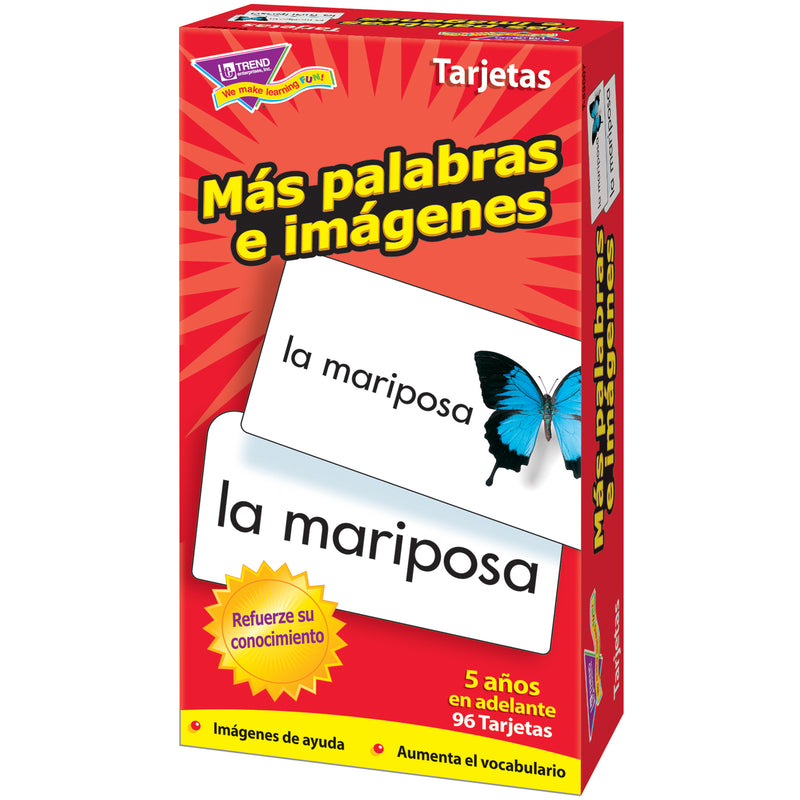 Flash Cards Mas Palabras E 96-box Imagenes