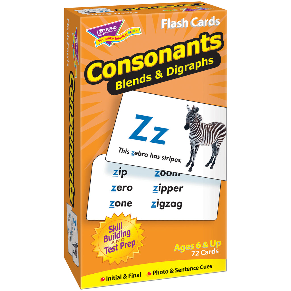 Flash Cards Consonants 72-box