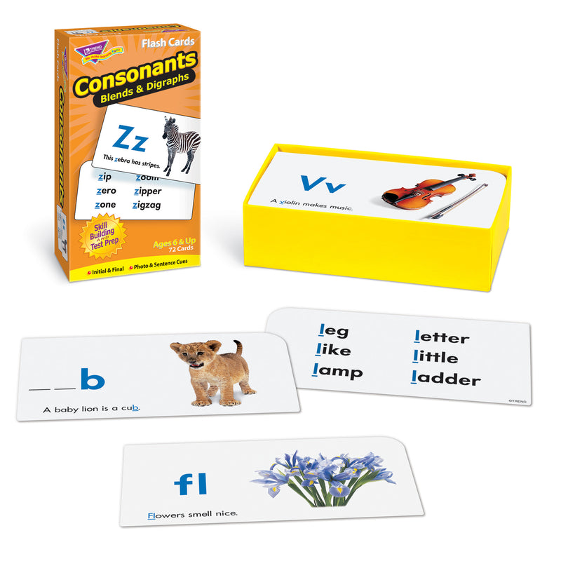 Flash Cards Consonants 72-box