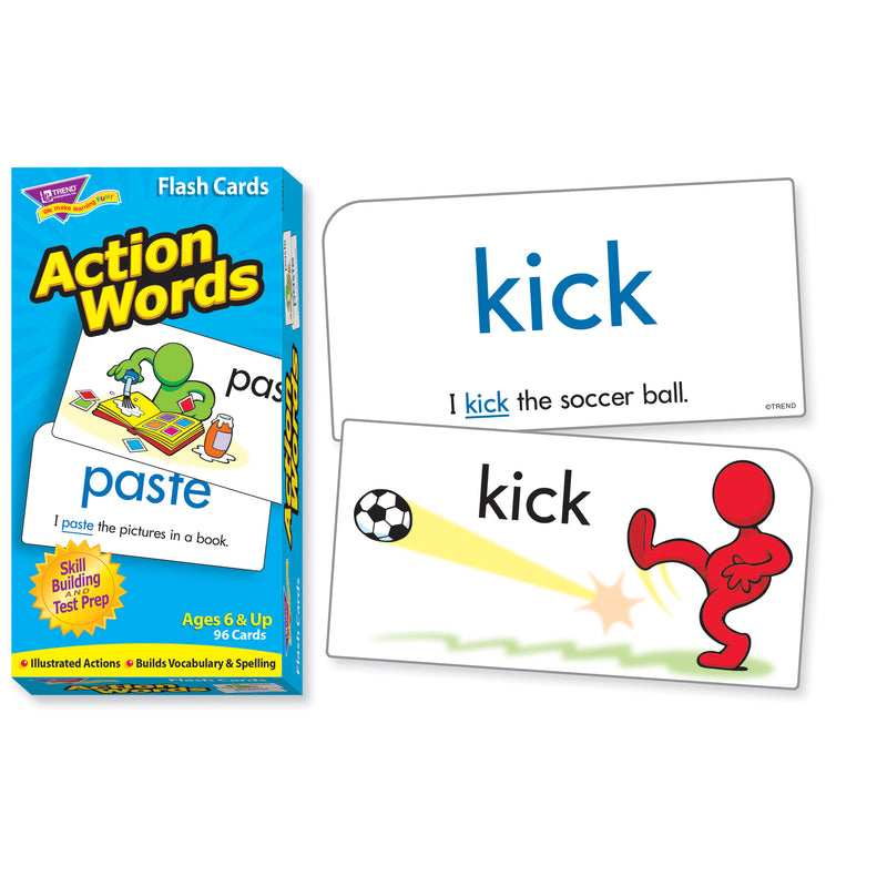 Flash Cards Action Words 96-box