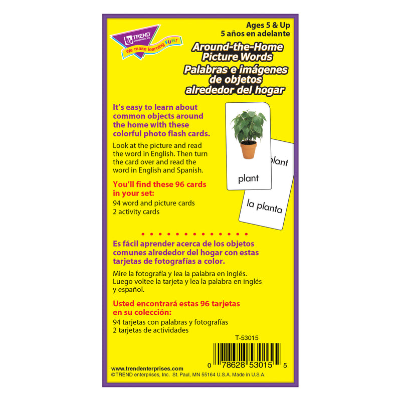 Flash Cards Around The Home 96-box